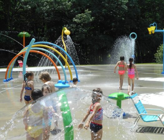 children's water playground